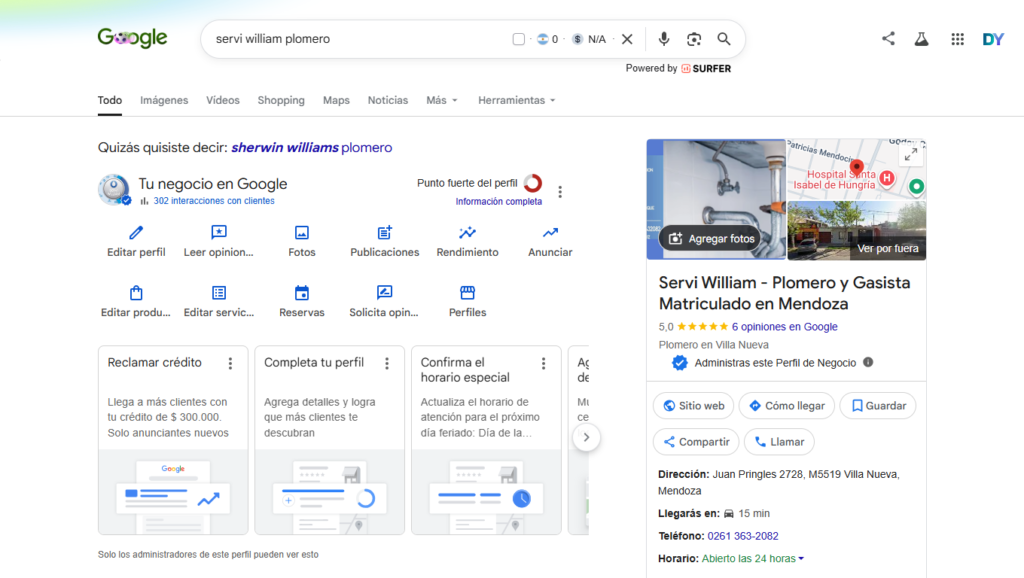 google my business